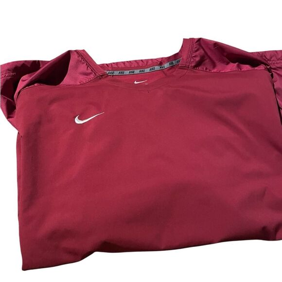Nike v neck pullover Maroon Sweatshirt like new size XL - Picture 1 of 2